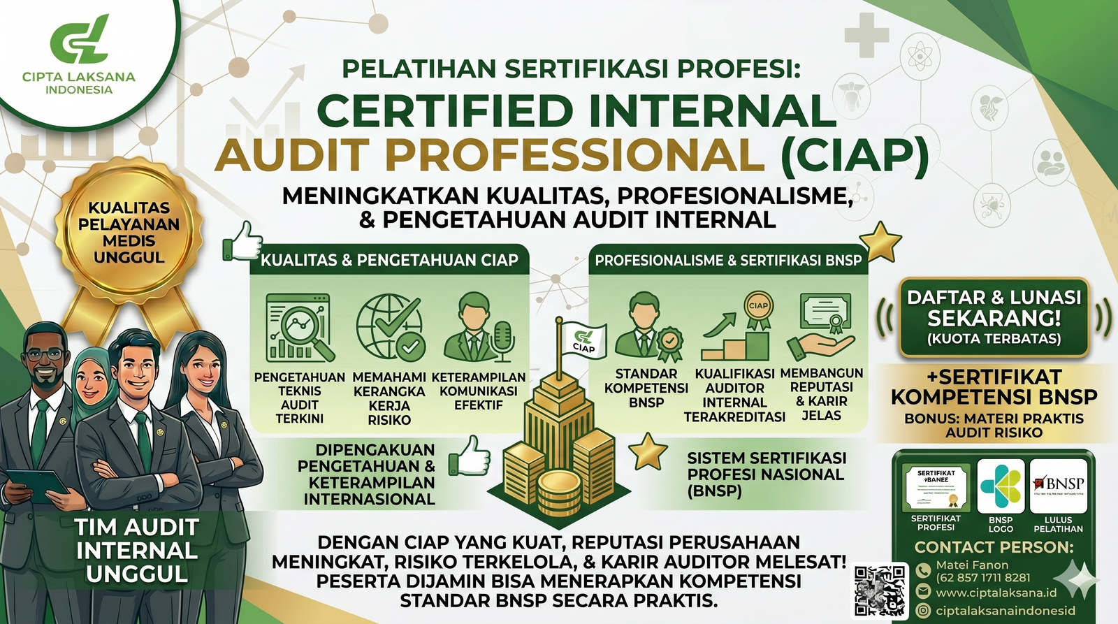 CERTIFIED INTERNAL AUDIT PROFESSIONAL (CIAP)