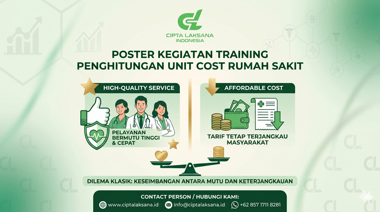 Training Penghitungan Unit Cost Rumah Sakit